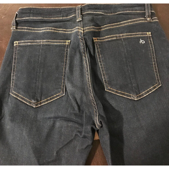 Rag & Bone Women's Cate Mid-Rise Ankle Skinny Carmen Color Jeans - Size 27 - Picture 4 of 13